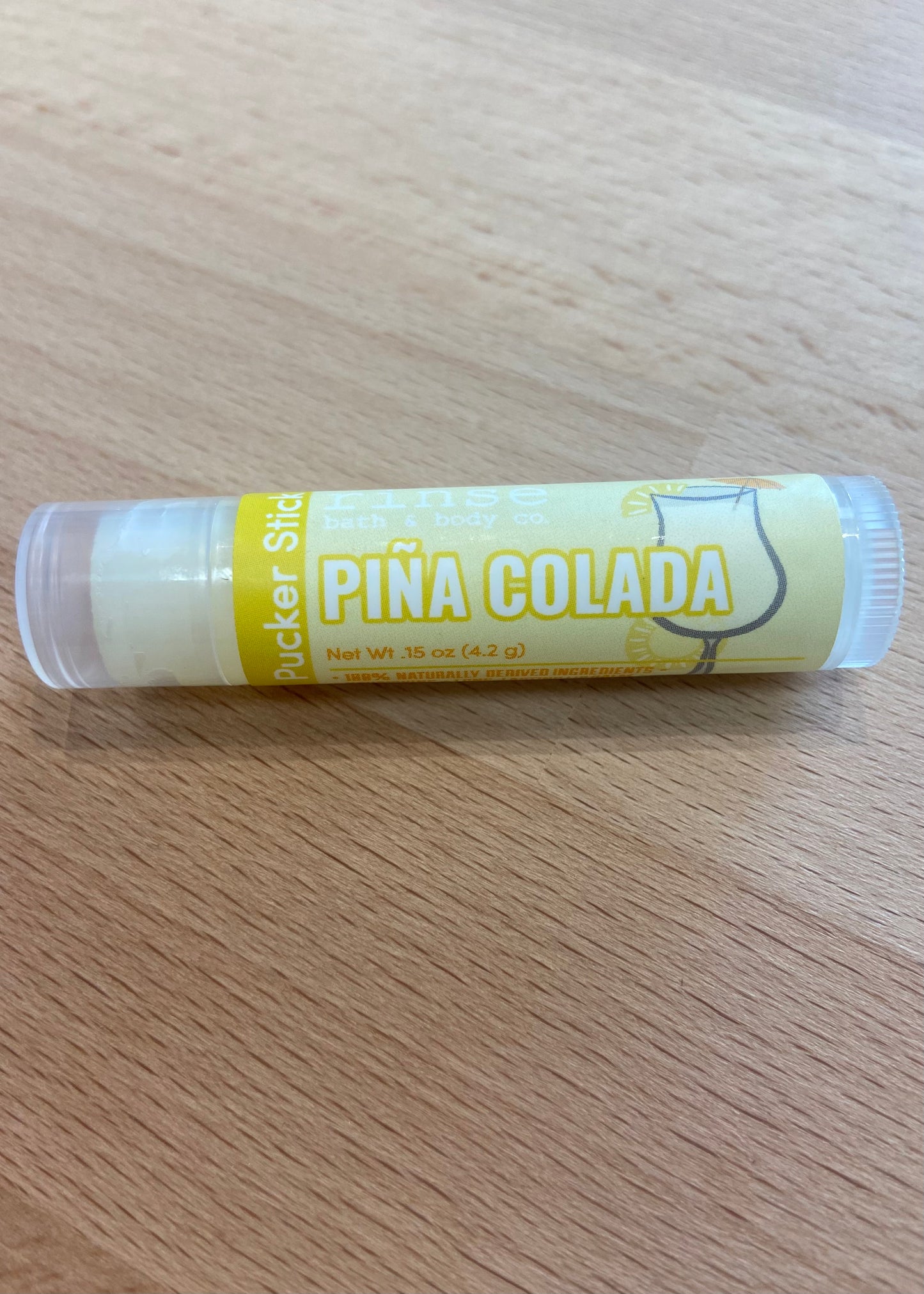 Rinse Pucker Stick (Lip Balm) - Pina Colada