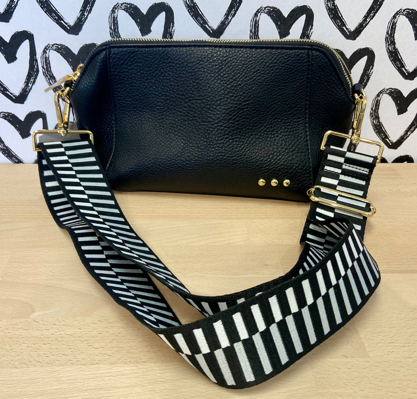 Pretty Simple Cassie Crossbody Bag - Black